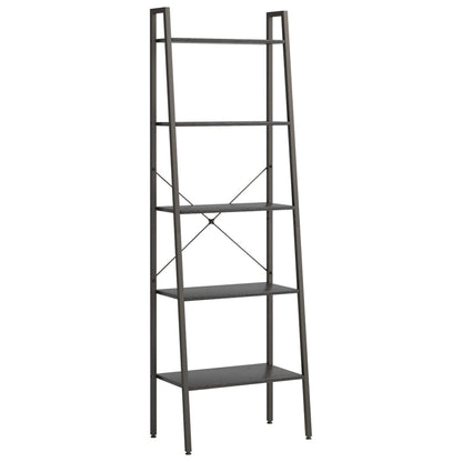 Scaffale Autoportante con 5 Ripiani Nero 56x35x174 cm | homemem39