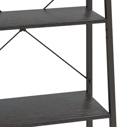 Scaffale Autoportante con 5 Ripiani Nero 56x35x174 cm | homemem39