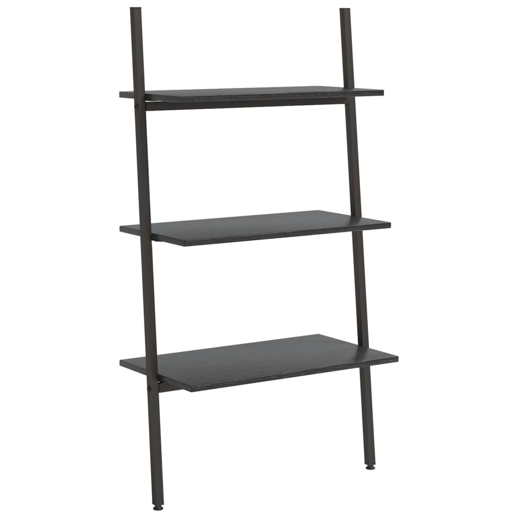 Scaffale Pendente a 3 Livelli Nero 64x34x116cm | homemem39
