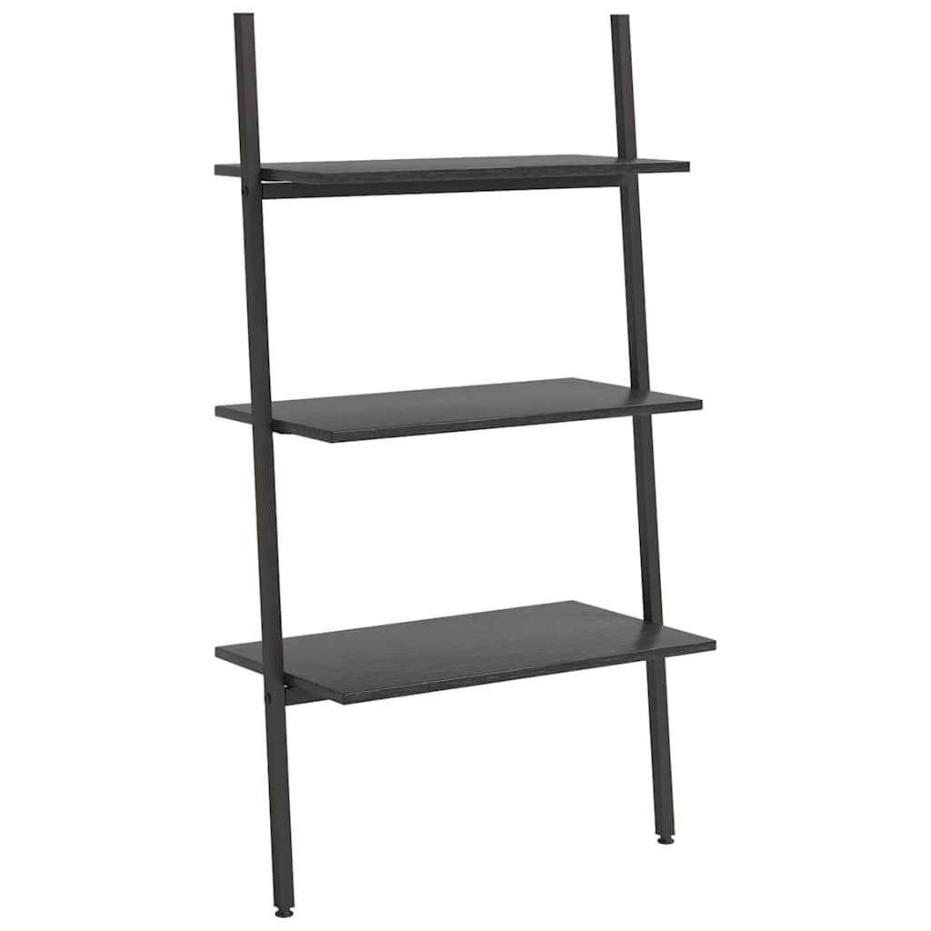 Scaffale Pendente a 3 Livelli Nero 64x34x116cm