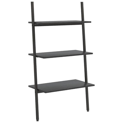Scaffale Pendente a 3 Livelli Nero 64x34x116cm