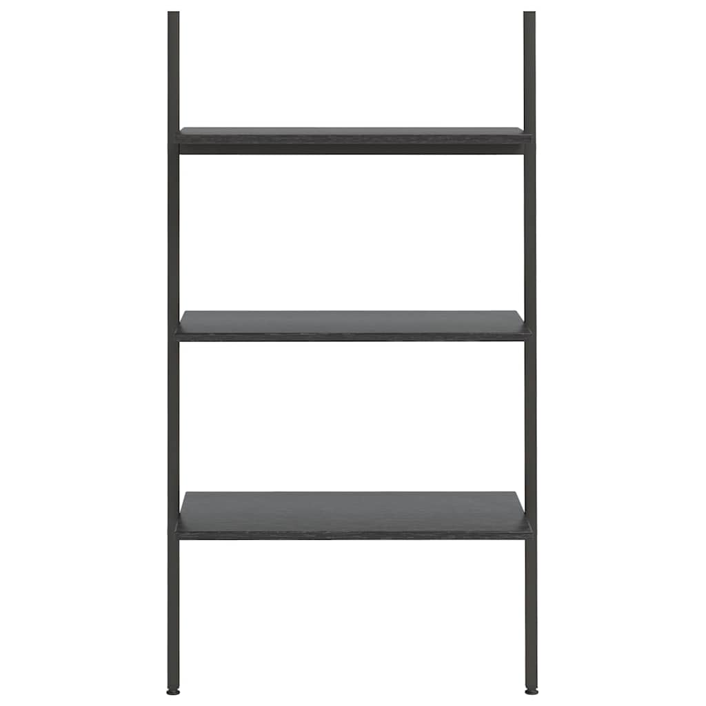 Scaffale Pendente a 3 Livelli Nero 64x34x116cm