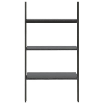 Scaffale Pendente a 3 Livelli Nero 64x34x116cm