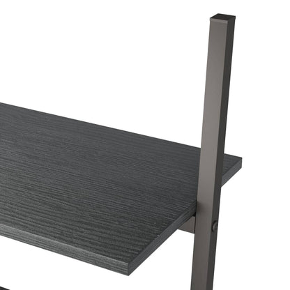 Scaffale Pendente a 3 Livelli Nero 64x34x116cm | homemem39