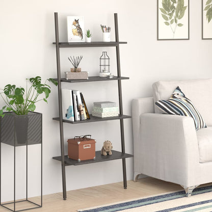 Scaffale Pendente a 4 Livelli Nero 64x34x150,5 cm | homemem39