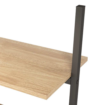 Scaffale Pendente 5 Ripiani Marrone Chiaro e Nero 64x34x185,5cm | homemem39