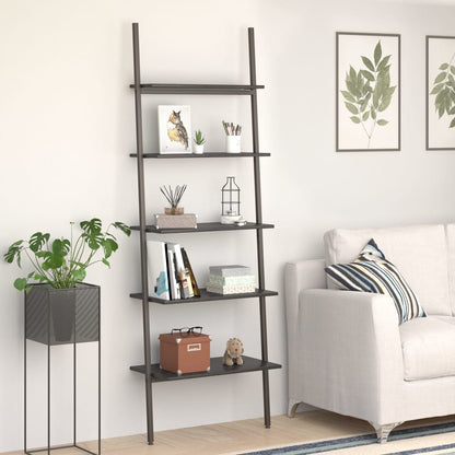 Scaffale Pendente a 5 Livelli Nero 64x34x185,5 cm | homemem39