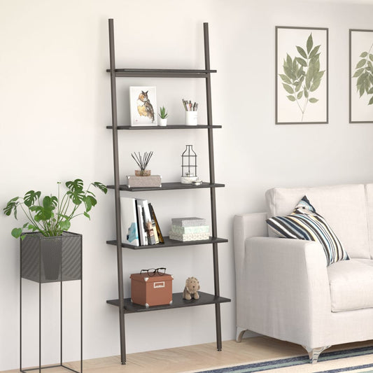 Scaffale Pendente a 5 Livelli Nero 64x34x185,5 cm | homemem39