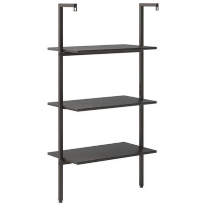 Scaffale Pendente a 3 Livelli Nero 64x35x120,5 cm | homemem39