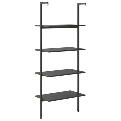 Scaffale Pendente a 4 Livelli Nero 64x35x152,5 cm | homemem39