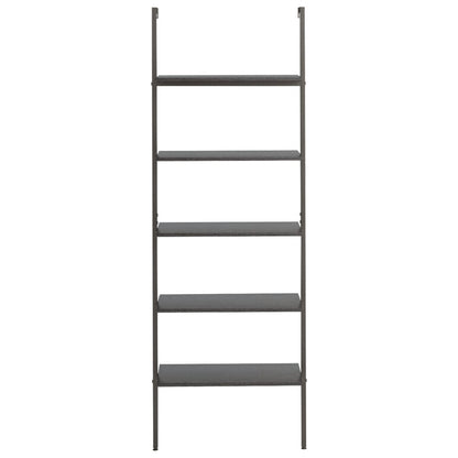 Scaffale Pendente a 5 Livelli Nero 64x35x185 cm | homemem39