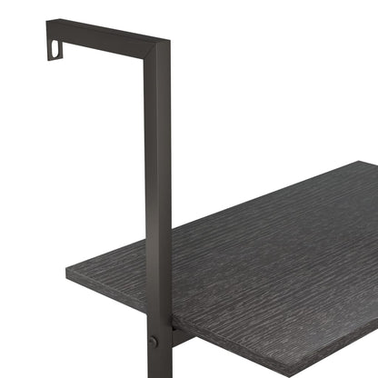 Scaffale Pendente a 5 Livelli Nero 64x35x185 cm | homemem39