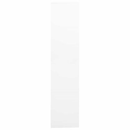 Armadio per Ufficio 90x40x180 cm Acciaio e Vetro