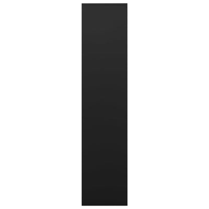 Armadio per Ufficio Nero 90x40x180 cm in Acciaio | homemem39