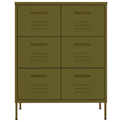 Cassettiera 80x35x101,5 cm in Acciaio