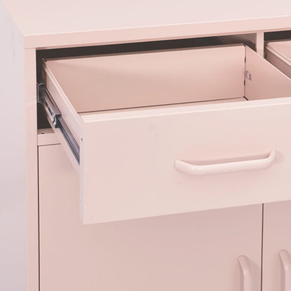 Armadietto Rosa 80x35x101,5 cm in Acciaio | homemem39