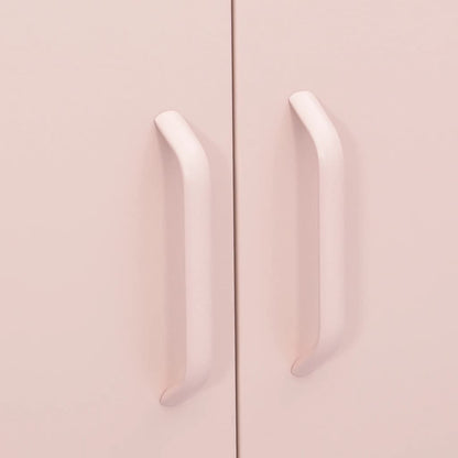 Armadietto Rosa 80x35x101,5 cm in Acciaio | homemem39