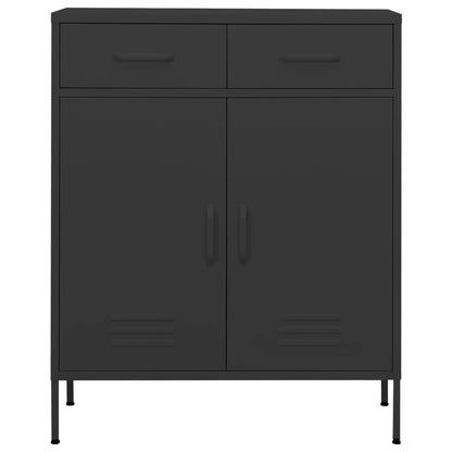 Armadietto Antracite 80x35x101,5 cm in Acciaio - homemem39