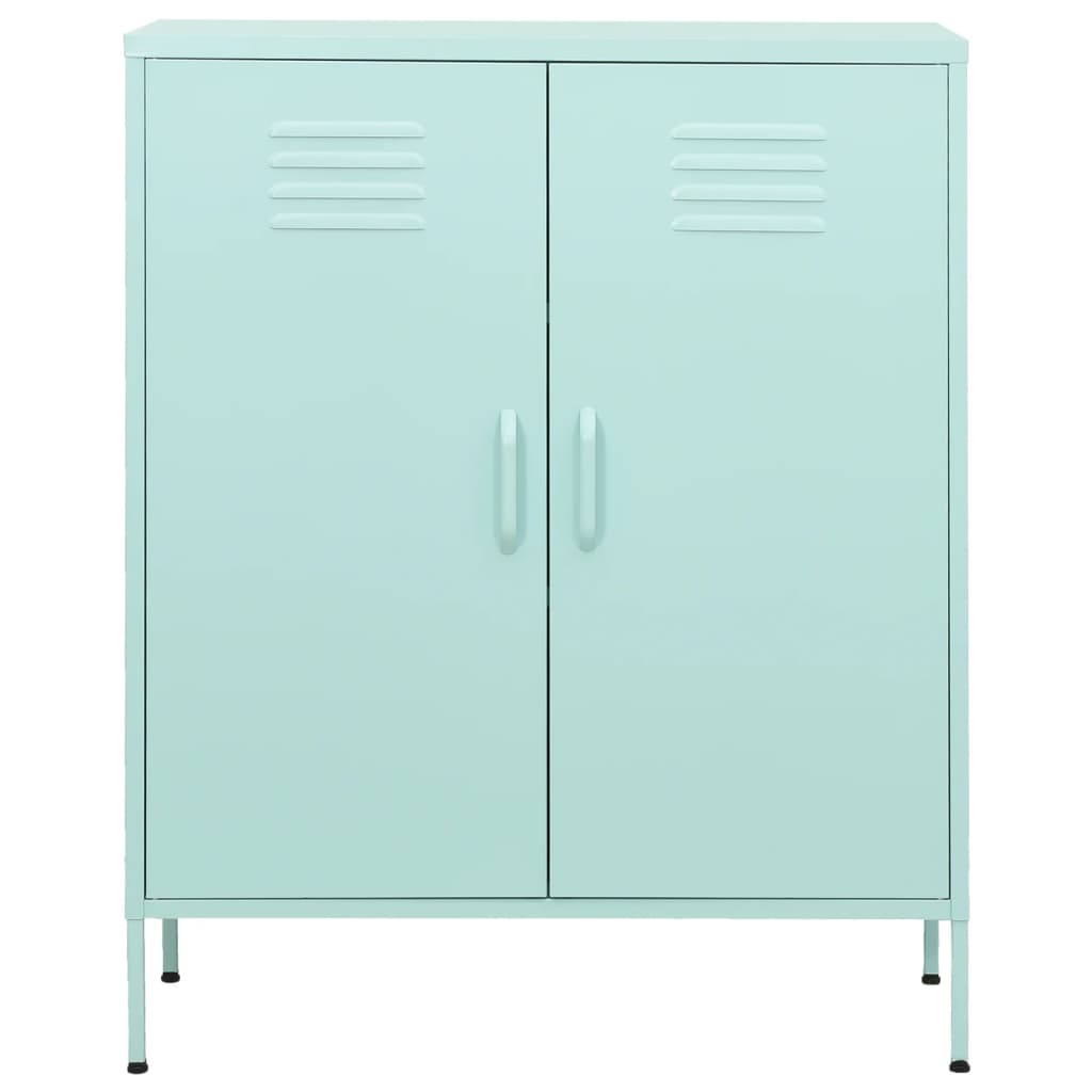 Armadietto Menta 80x35x101,5 cm in Acciaio - homemem39