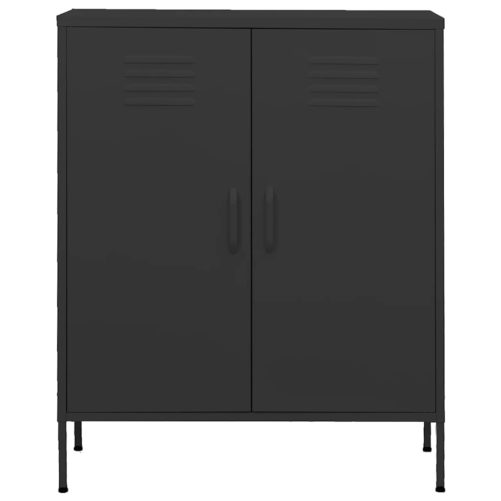 Armadietto Antracite 80x35x101,5 cm in Acciaio | homemem39