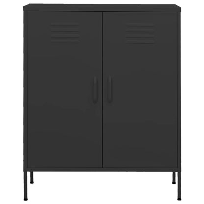 Armadietto Antracite 80x35x101,5 cm in Acciaio - homemem39