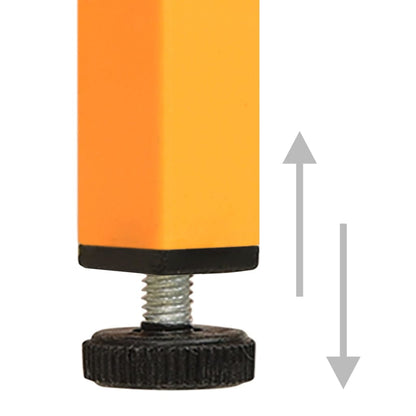 Armadio portaoggetti Giallo Senape 80x35x101,5 cm Acciaio | homemem39