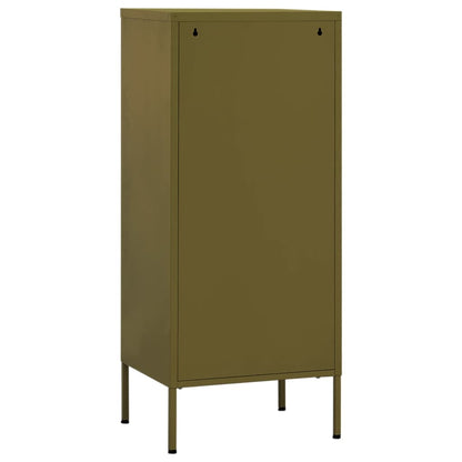 Armadietto Verde Oliva 42,5x35x101,5 cm in Acciaio | homemem39
