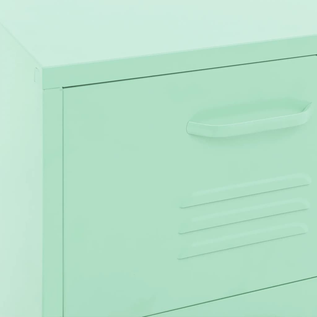 Armadietto Menta 42,5x35x101,5 cm in Acciaio | homemem39