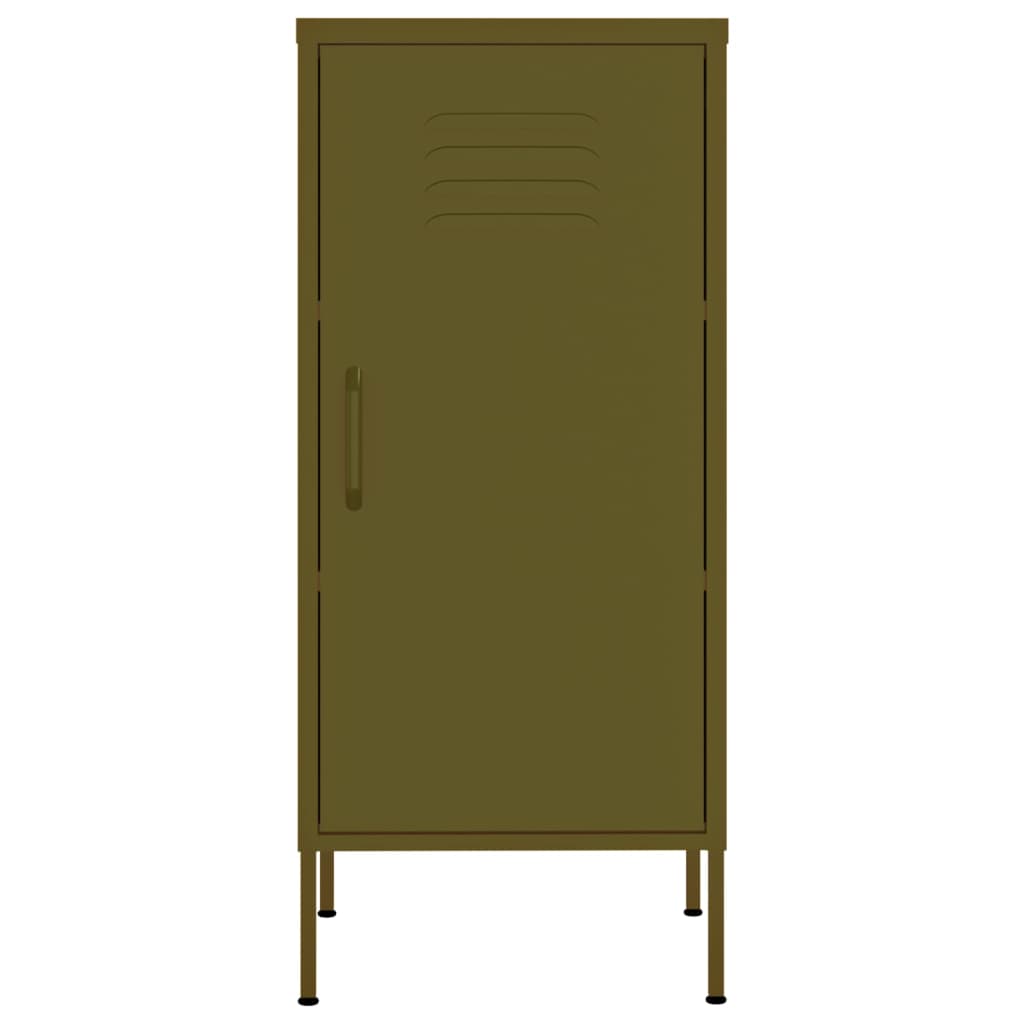 Armadietto Verde Oliva 42,5x35x101,5 cm in Acciaio | homemem39