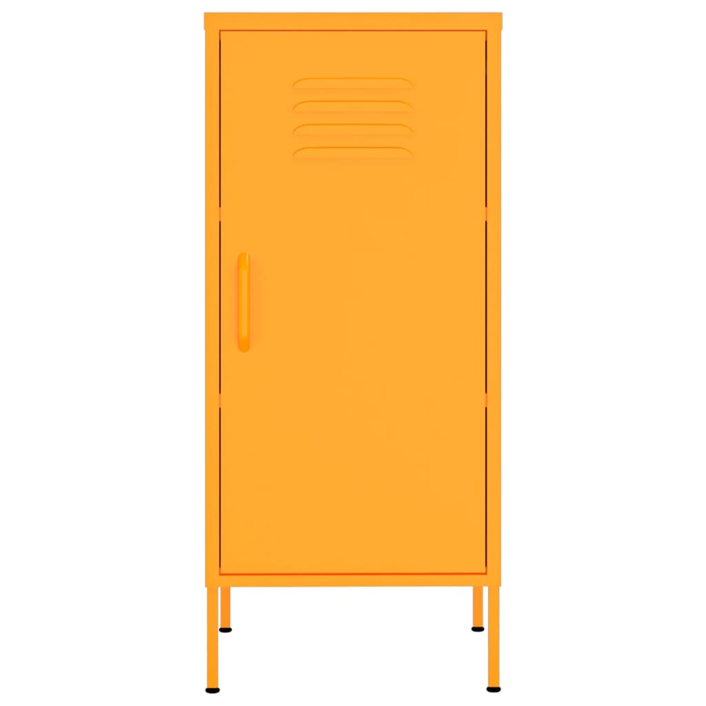 Armadietto Giallo Senape 42,5x35x101,5 cm in Acciaio | homemem39