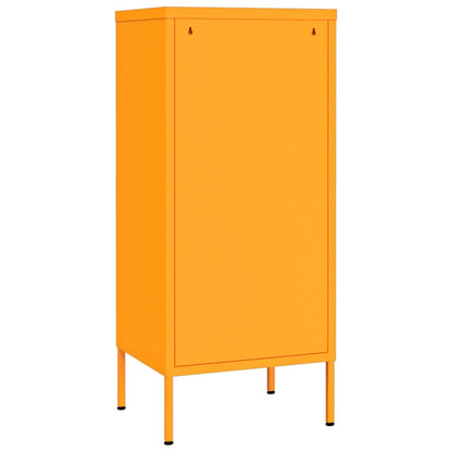 Armadietto Giallo Senape 42,5x35x101,5 cm in Acciaio | homemem39