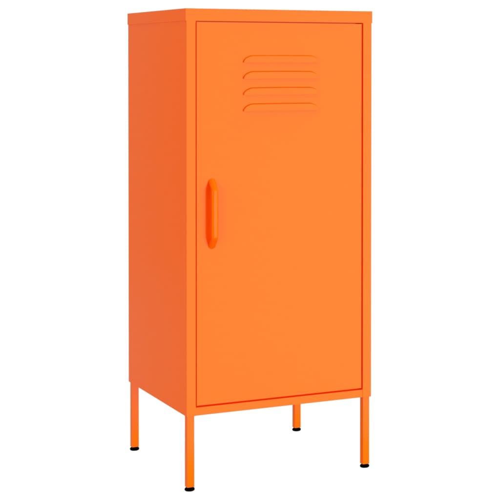 Armadietto Arancione 42,5x35x101,5 cm in Acciaio | homemem39