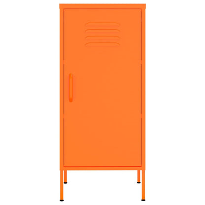 Armadietto Arancione 42,5x35x101,5 cm in Acciaio | homemem39