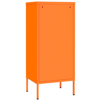 Armadietto Arancione 42,5x35x101,5 cm in Acciaio | homemem39