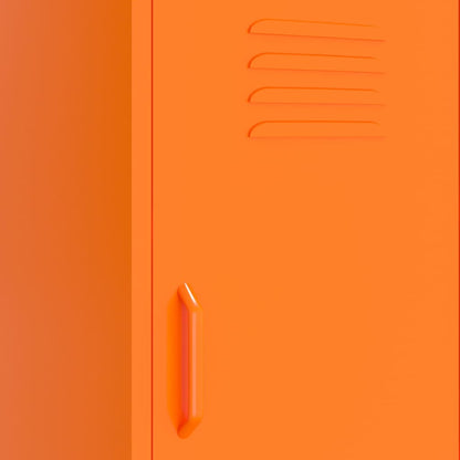 Armadietto Arancione 42,5x35x101,5 cm in Acciaio