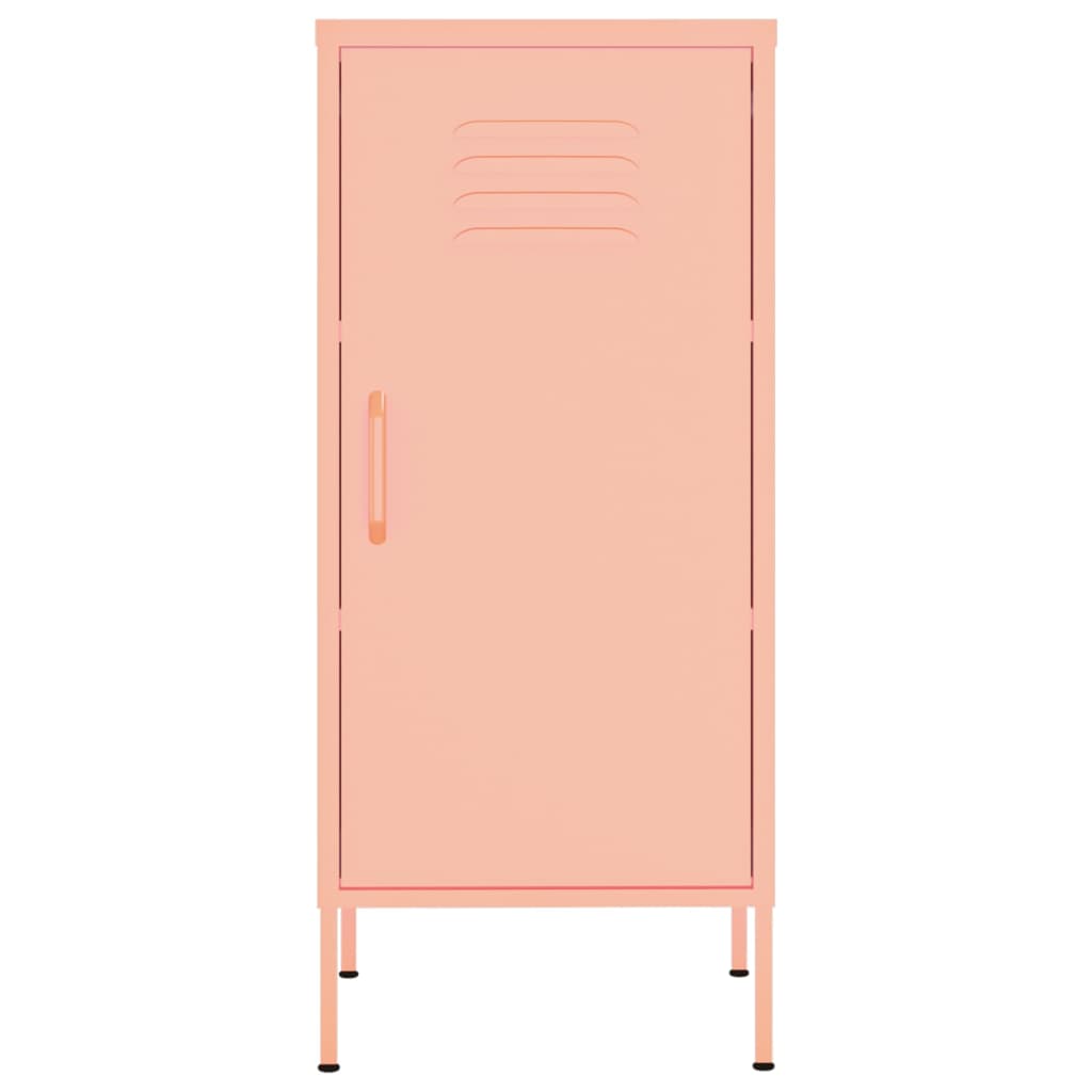 Armadietto Rosa 42,5x35x101,5 cm in Acciaio | homemem39
