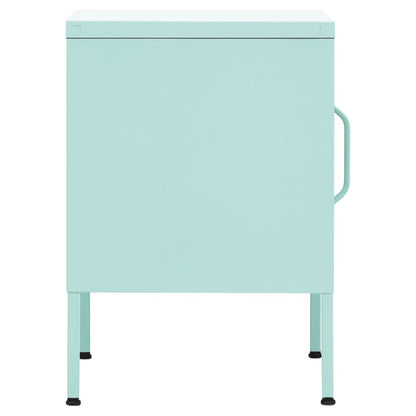 Comodino Menta 35x35x51 cm in Acciaio | homemem39