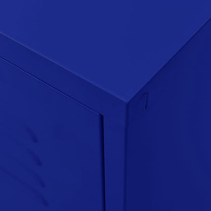 Mobile TV Blu Marino 105x35x50 cm in Acciaio