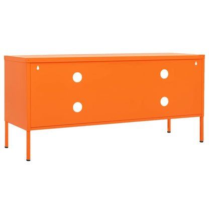 Mobile TV Arancione 105x35x50 cm in Acciaio - homemem39
