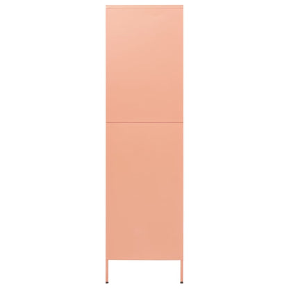 Armadio Rosa 90x50x180 cm in Acciaio - homemem39