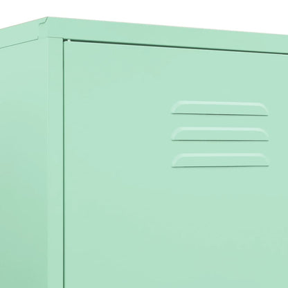 Armadio Menta 90x50x180 cm in Acciaio - homemem39