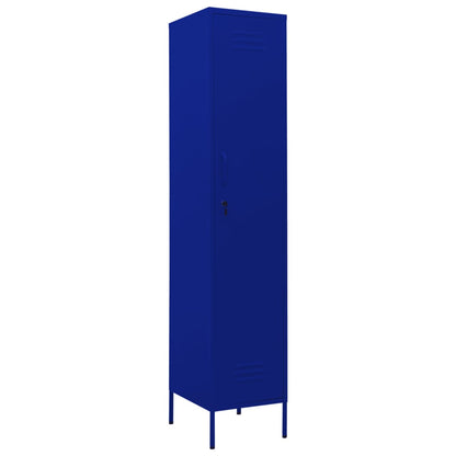 Armadio Blu Marino 35x46x180 cm in Acciaio | homemem39