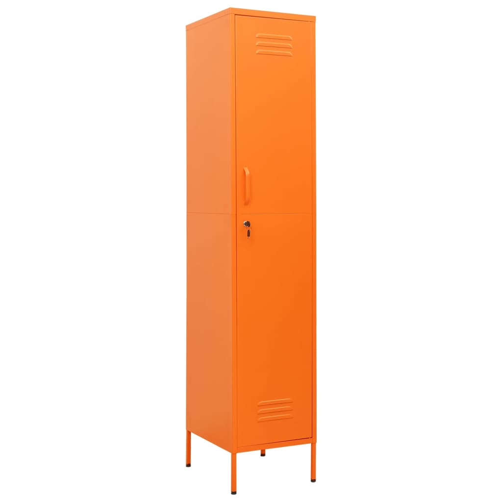 Armadio Arancione 35x46x180 cm in Acciaio | homemem39