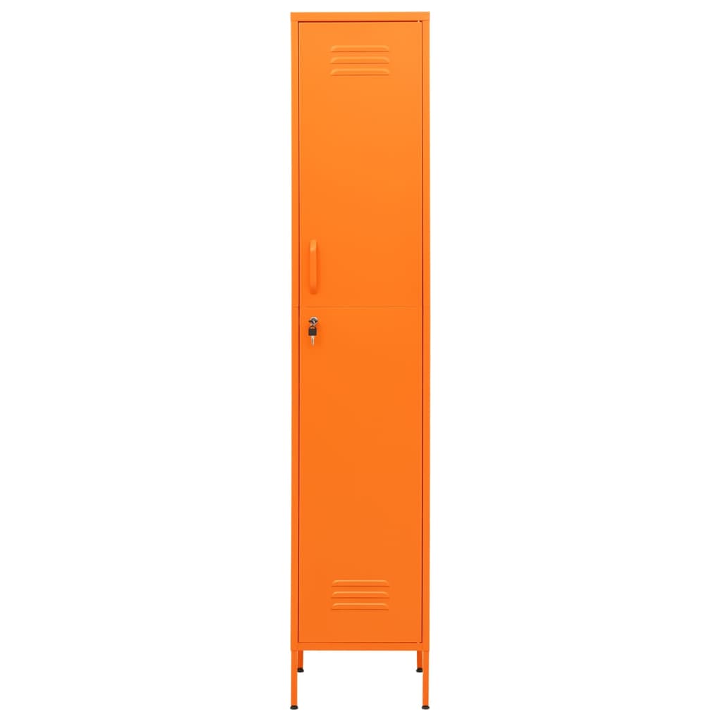 Armadio Arancione 35x46x180 cm in Acciaio | homemem39