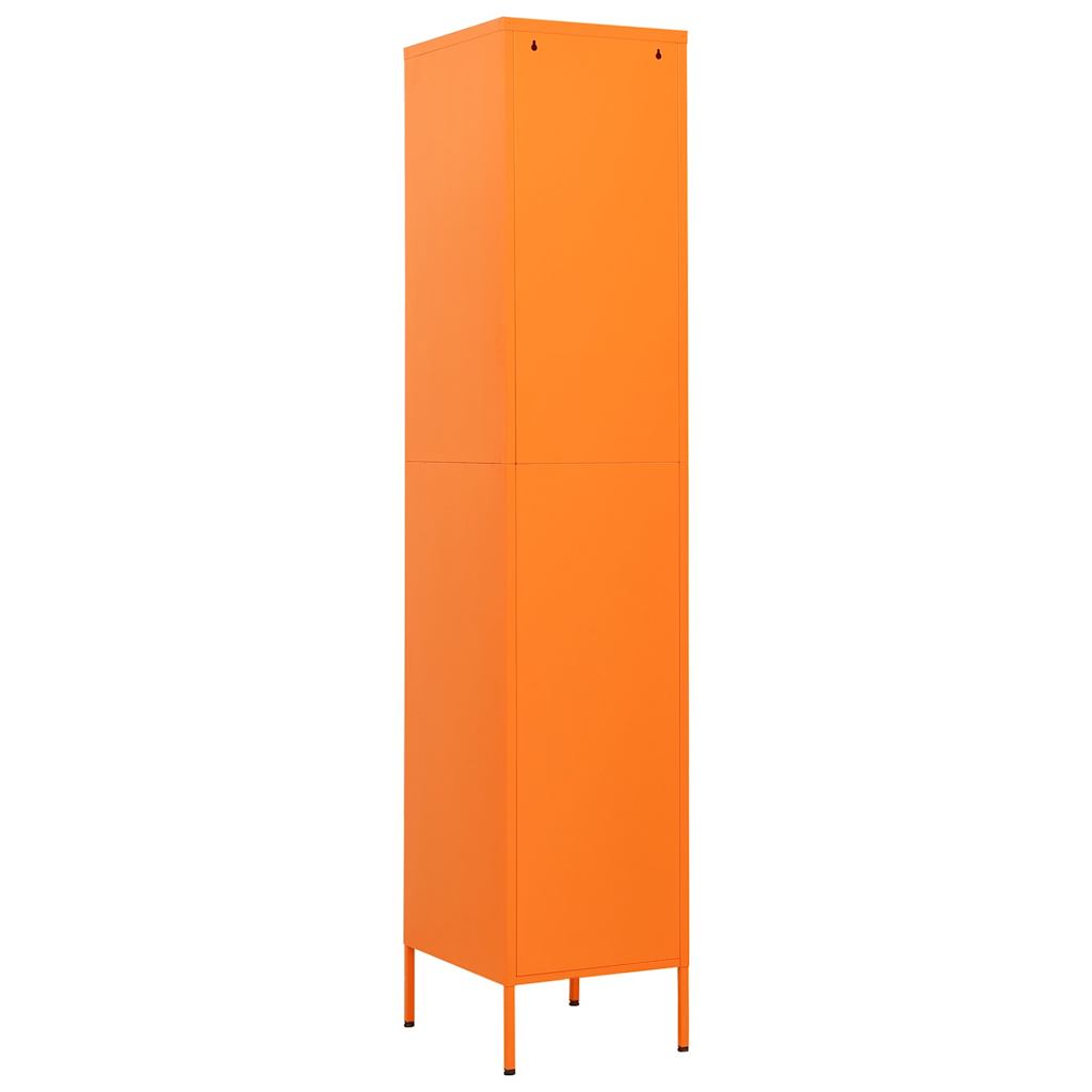 Armadio Arancione 35x46x180 cm in Acciaio | homemem39