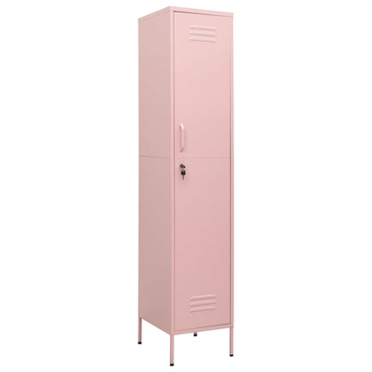 Armadio Rosa 35x46x180 cm in Acciaio | homemem39