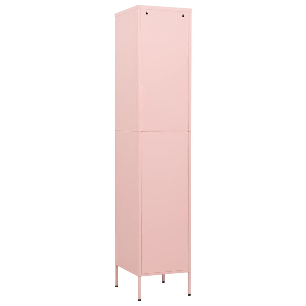 Armadio Rosa 35x46x180 cm in Acciaio | homemem39