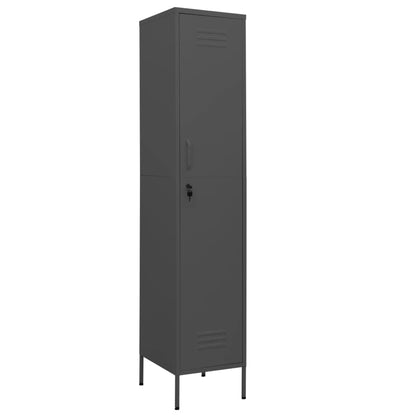 Armadio Antracite 35x46x180 cm in Acciaio | homemem39