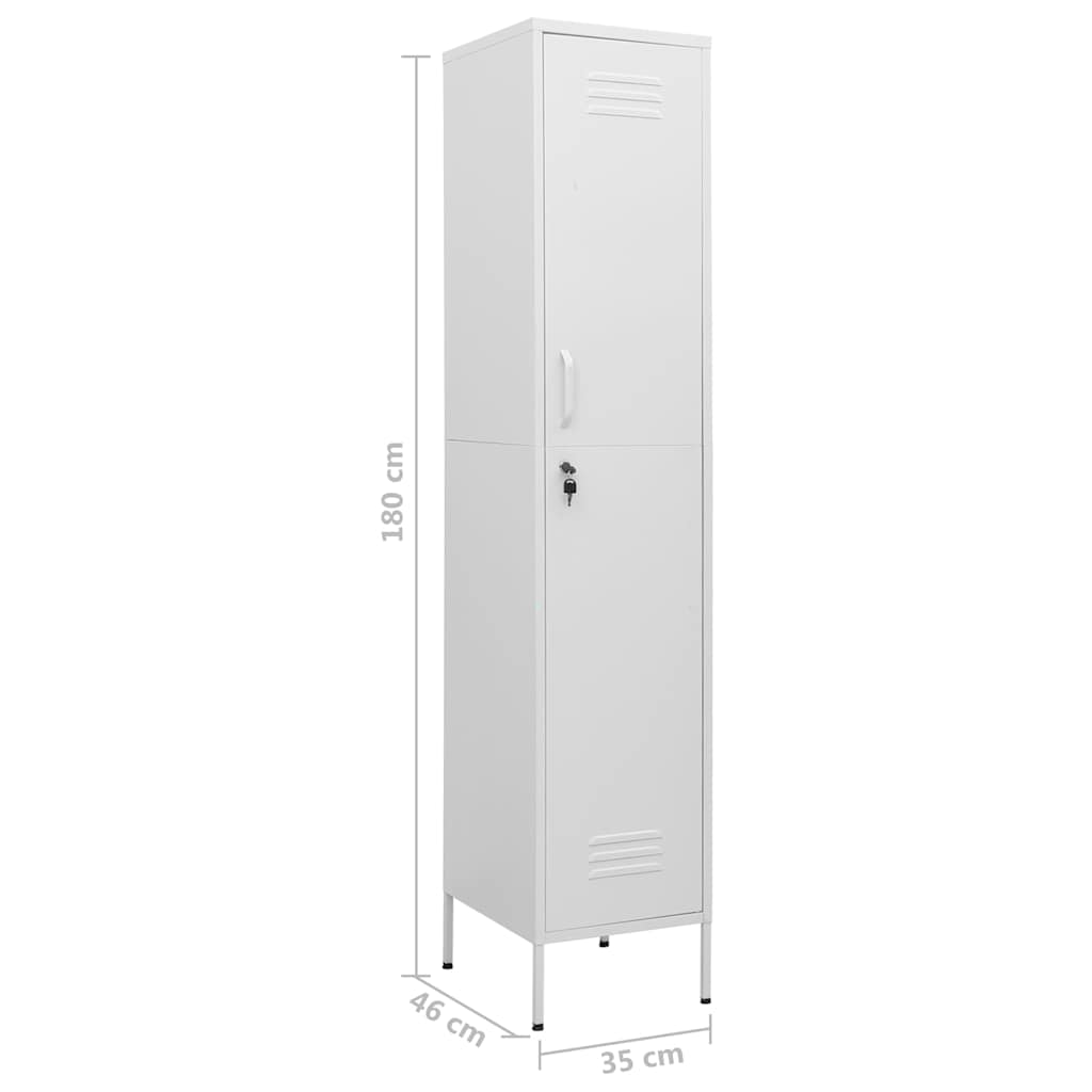 Armadio 35x46x180 cm in Acciaio