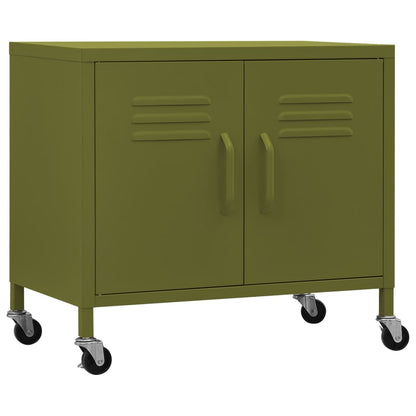Armadietto Verde Oliva 60x35x56 cm in Acciaio | homemem39